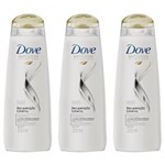 Ficha técnica e caractérísticas do produto Dove Recuperação Extrema Shampoo 200ml - Kit com 03