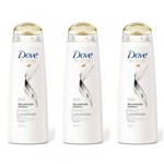 Ficha técnica e caractérísticas do produto Dove Recuperação Extrema Shampoo 400ml (Kit C/03)