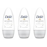 Ficha técnica e caractérísticas do produto Dove se Perfume Desodorante Rollon Feminino 50ml - Kit com 03