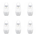 Ficha técnica e caractérísticas do produto Dove se Perfume Desodorante Rollon Feminino 50ml - Kit com 06