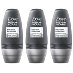 Ficha técnica e caractérísticas do produto Dove se Perfume Desodorante Rollon Masculino 50ml - Kit com 03