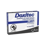Ficha técnica e caractérísticas do produto Doxitec 200 Mg - Antibiótico P/ Cães E Gatos 16 Comprimidos