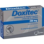 Ficha técnica e caractérísticas do produto Doxitec 200mg - 16 Comprimidos - Syntec