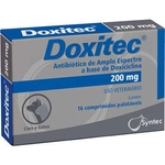 Ficha técnica e caractérísticas do produto Doxitec 200mg - 16 Comprimidos