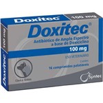 Ficha técnica e caractérísticas do produto Doxitec 100mg - 16 Comprimidos - Syntec
