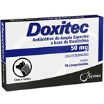 Ficha técnica e caractérísticas do produto Doxitec 50 Mg com 16 Comprimidos - Syntec