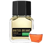 Ficha técnica e caractérísticas do produto Dream Big Man Benetton Eau de Toilette - Perfume Masculino 60ml+Nécessaire Beleza na Web Laranja