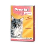 Ficha técnica e caractérísticas do produto Drontal Gatos para 4kg Caixa com 4 Comprimidos