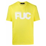 Ficha técnica e caractérísticas do produto Dsquared2 Camiseta com Estampa de Logo - Amarelo