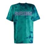 Ficha técnica e caractérísticas do produto Dsquared2 Camiseta Tie-dye com Logo - Azul