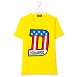 Ficha técnica e caractérísticas do produto Dsquared2 Kids Camiseta com Logo - Amarelo