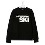 Ficha técnica e caractérísticas do produto Dsquared2 Kids Moletom Ski com Logo - Preto