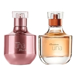 Ficha técnica e caractérísticas do produto Dupla de Unas Natura - Deo Parfum Una Blush, 75ml + Deo Parfum Una Clássico, 75ml