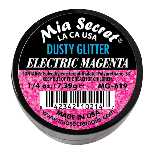 Ficha técnica e caractérísticas do produto Dusty Glitter | Electric Magenta | 7.39 Gr | Mia Secret