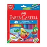 Ficha técnica e caractérísticas do produto Eco Lápis de Cor Aquarelável 48 Cores Faber-Castell Ref. 120248G