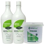 Ficha técnica e caractérísticas do produto EcoPlus - Kit - Shampoo + Gloss + Creme de Hidratação 2,5kg