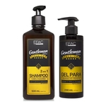 Ficha técnica e caractérísticas do produto Efac Cosméticos Gentleman Shampoo 2 Em 1 500ml + Gel 230ml