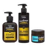 Ficha técnica e caractérísticas do produto Efac Gentleman Shampoo 240ml + Gel 230ml + Pomada efeito Molhado 50g
