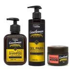 Ficha técnica e caractérísticas do produto Efac Gentleman Shampoo 240ml + Gel 230ml + Pomada efeito teia 50g