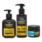 Ficha técnica e caractérísticas do produto Efac Gentleman Shampoo 240ml + Gel 130ml + Pomada Molhado 50g