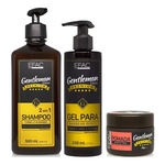 Ficha técnica e caractérísticas do produto Efac Gentleman Shampoo 500ml + Gel 230ml + Pomada efeito Teia 50g