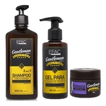 Ficha técnica e caractérísticas do produto Efac Gentleman Shampoo 500ml + Gel 130ml + Pomada Seco 50g