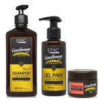 Ficha técnica e caractérísticas do produto Efac Gentleman Shampoo 500ml + Gel 130ml + Pomada Teia 50g