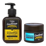 Ficha técnica e caractérísticas do produto Efac Gentleman Shampoo 2 Em 1 240g + Pomada Efeito Molhado 50g