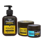 Ficha técnica e caractérísticas do produto Efac Shampoo 240ml + Creme Barbear + Pomada Efeito Molhado 50g