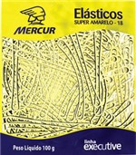 Ficha técnica e caractérísticas do produto Elastico 55un Super Amarelo Nº18 0118-07 Mercur - 1