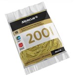 Ficha técnica e caractérísticas do produto Elástico Mercur Super Amarelo 18 200un