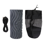 Ficha técnica e caractérísticas do produto Electric Yoga Foam Roller Muscle Pain Fatigue Relief Fitness Massage Column(Dark Gray USB Type)
