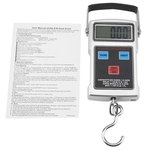 Ficha técnica e caractérísticas do produto Eletrônico LCD balança portátil 50KG Digital Peso com medida de fita gancho