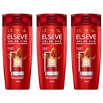 Ficha técnica e caractérísticas do produto Elseve Color Vive Shampoo 200ml (Kit C/03)