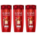 Ficha técnica e caractérísticas do produto Elseve Color Vive Shampoo 200ml - Kit com 03