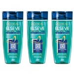 Elseve Hydra Detox Shampoo Anticaspa 200ml - Kit com 12