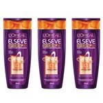 Ficha técnica e caractérísticas do produto Elseve Supreme Controle 4d Shampoo 200ml - Kit com 03