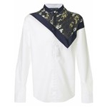 Ficha técnica e caractérísticas do produto Emporio Armani Camisa com Detalhe Contrastante - Branco