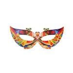 Ficha técnica e caractérísticas do produto Enfeite Máscara Gigante de Carnaval Laranja