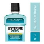 Ficha técnica e caractérísticas do produto Enjuague Bucal Listerine Zero 1 L, Sabor Menta Suave, Sin Alcohol