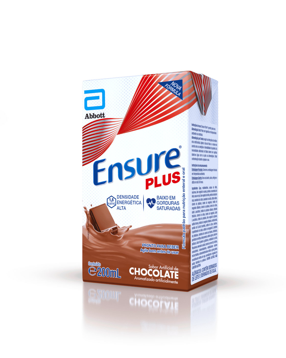 Ficha técnica e caractérísticas do produto Ensure Plus Chocolate 200ml Valor Promocional. Validade do Produto: 30/11/2019