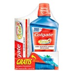 Ficha técnica e caractérísticas do produto Enxaguante Bucal Colgate Total 12 Clean Mint Grátis Creme Dental