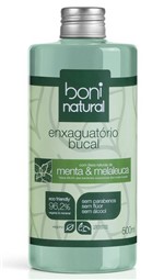 Ficha técnica e caractérísticas do produto Enxaguante Bucal Menta e Melaleuca de Boni Natural - 500ml