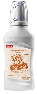 Ficha técnica e caractérísticas do produto Enxaguante Bucal Natural com Extratos de Cúrcuma, Cravo e Melaleuca, 250ml - Orgânico Natural