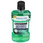 Enxaguatório Antisséptico Listerine 500ml Anticáries Zero Álcool