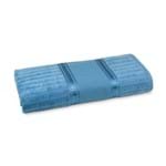 Ficha técnica e caractérísticas do produto Enxovais Banho Adulto Toalha Banho Normal Bouton -Caprice Luxo Azul Caribe