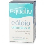 Ficha técnica e caractérísticas do produto Equaliv Cálcio + Vitamina D 500mg 60 Cápsulas - Equaliv