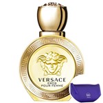 Ficha técnica e caractérísticas do produto Eros Pour Femme Versace Eau de Toilette Perfume Feminino 50ml+Necessaire Roxo com Puxador em Fita