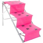 Ficha técnica e caractérísticas do produto Escada e Rampa para Cães Tubline - Rosa