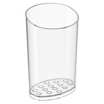 Ficha técnica e caractérísticas do produto Escorredor de talheres Coza Glass Cristal 20841/0009